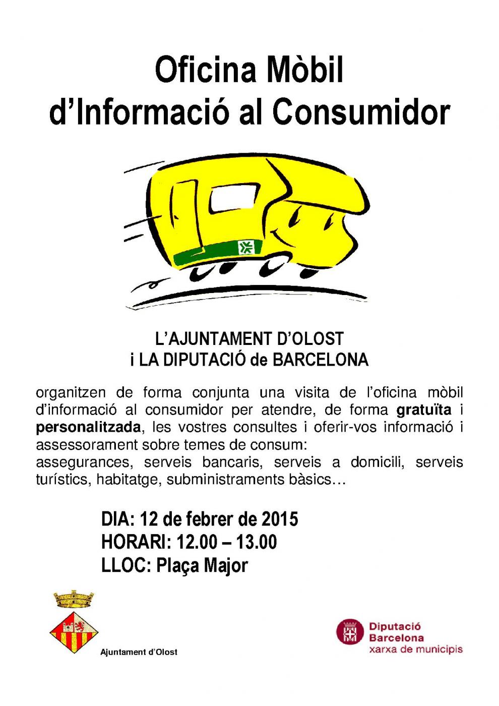 Visita de la Unitat Mòbil d'Atenció al Consumidor